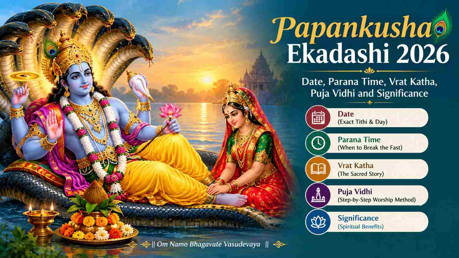 Papankusha Ekadashi 2026 Lord Vishnu Puja, fasting rituals and festival significance
